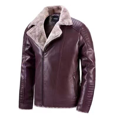 Casual Men's Leather Jackets - Image 4