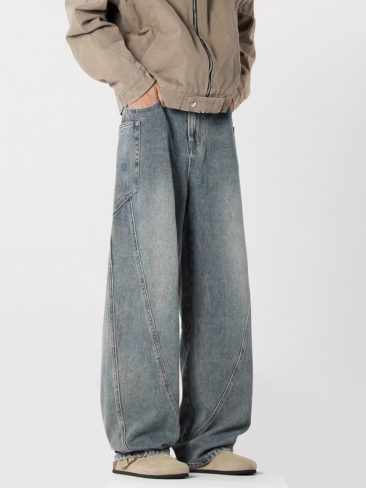 American Washed Machete Cargo Jeans - Image 2