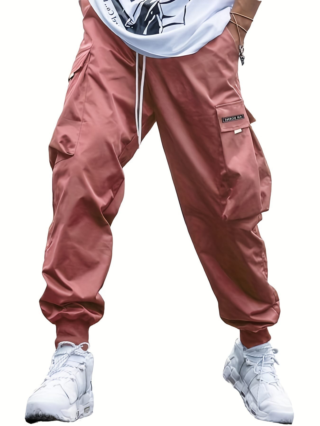 Oversized Cargo Multi-pocket Men's Casual Pants - Image 9