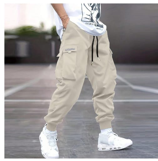 Oversized Cargo Multi-pocket Men's Casual Pants - Image 4