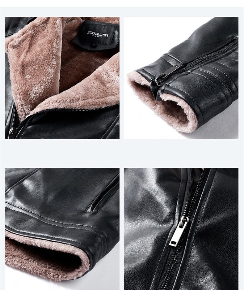 Casual Men's Leather Jackets - Image 3
