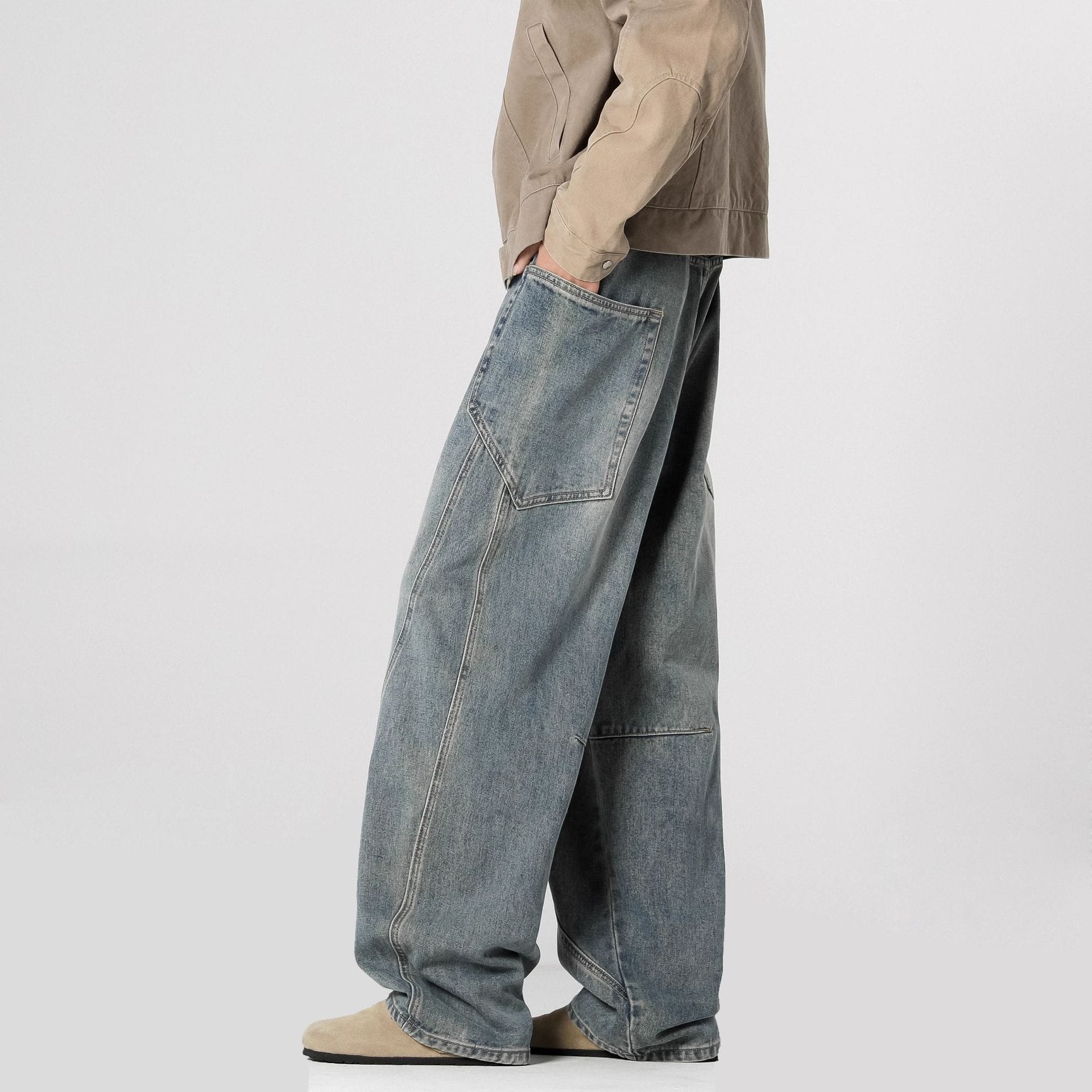 American Washed Machete Cargo Jeans - Image 5