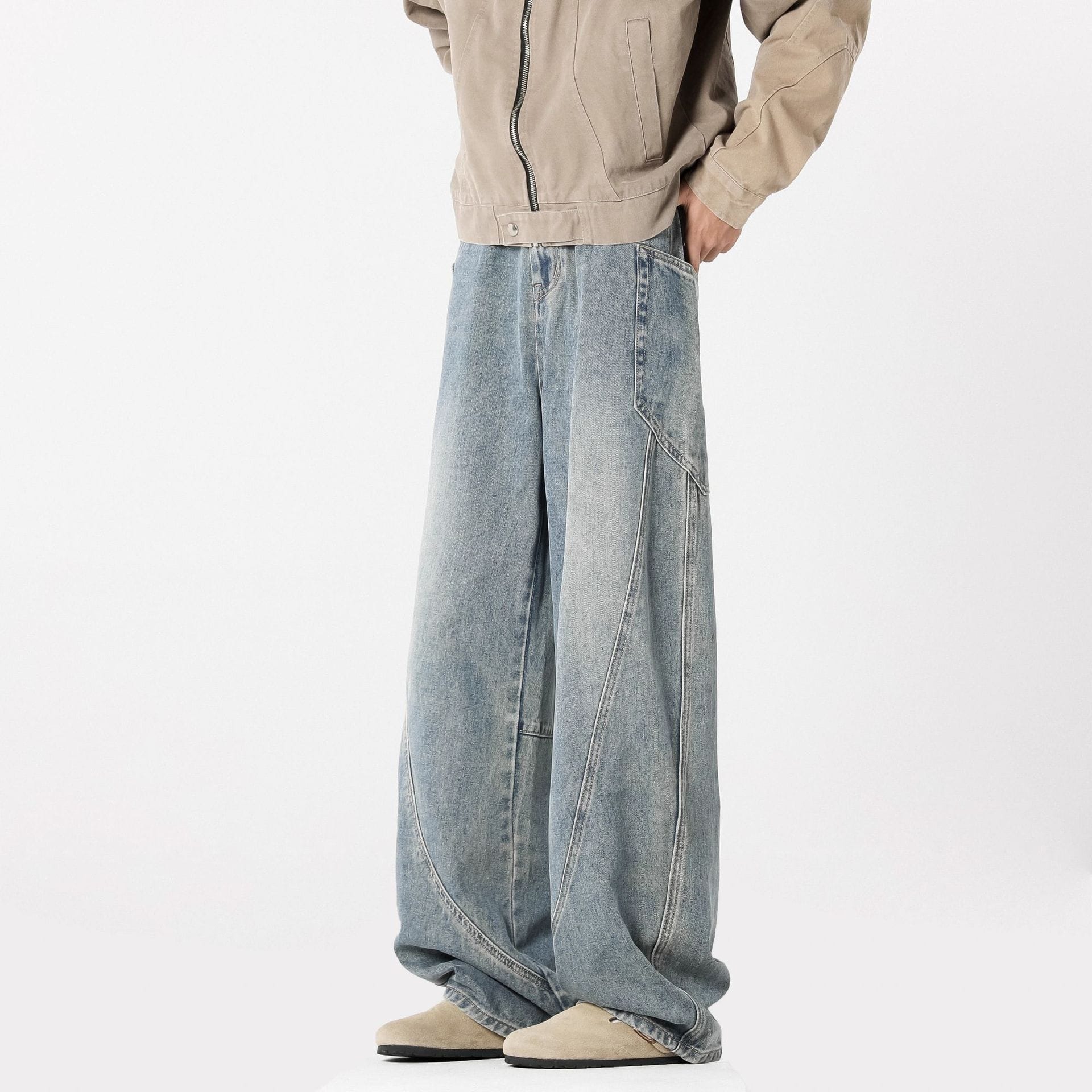 American Washed Machete Cargo Jeans - Image 3