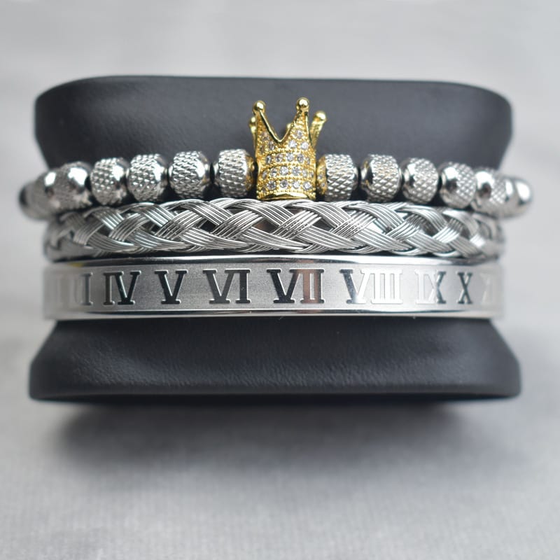 Women's crown inspired woven bracelet sets - Image 5