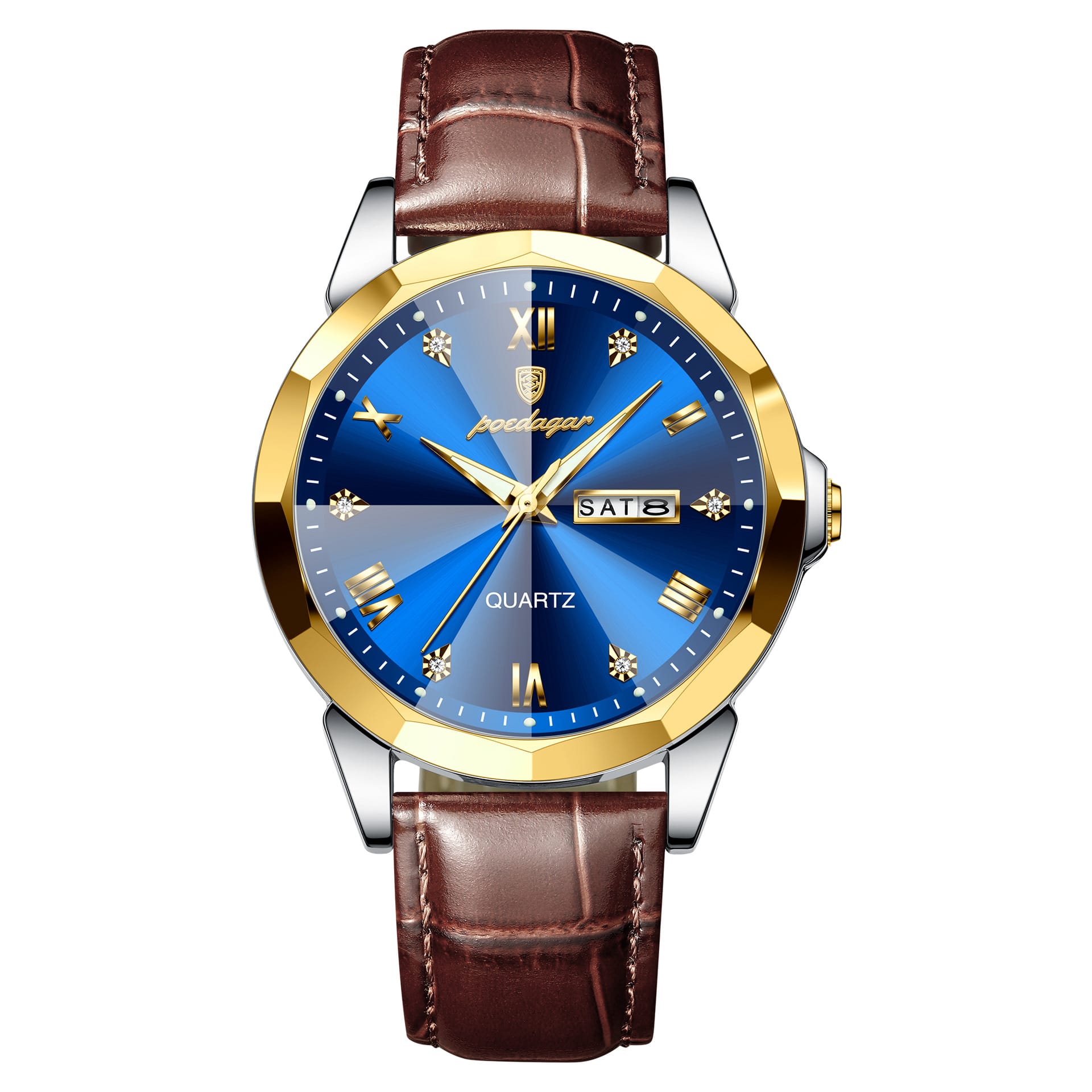 Belt Style Men's Waterproof Luminous Fashion Quartz Watch - Image 2