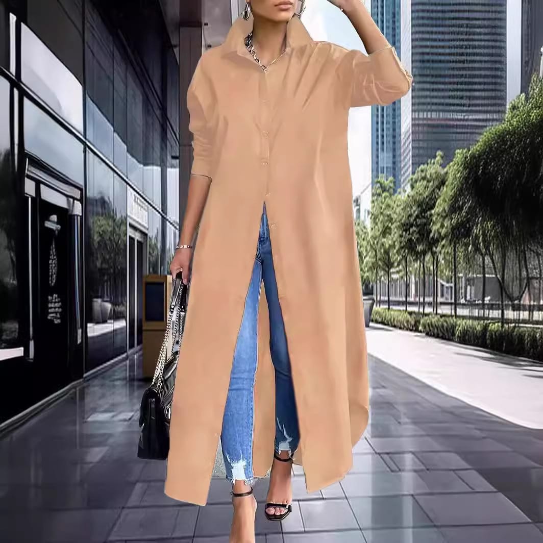 Long shirt dress for plus size women - Image 2