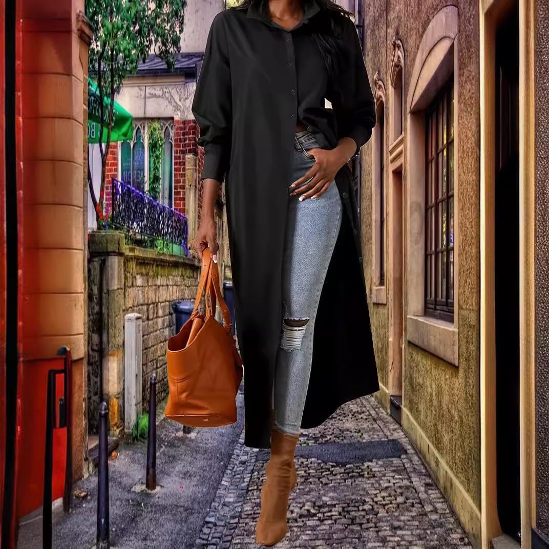 Long shirt dress for plus size women - Image 4