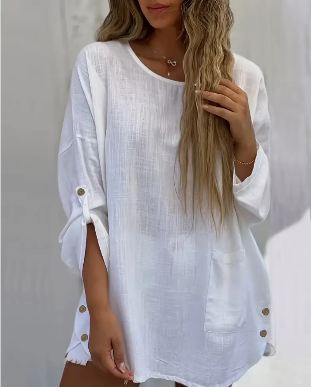 Linen Look Tunic