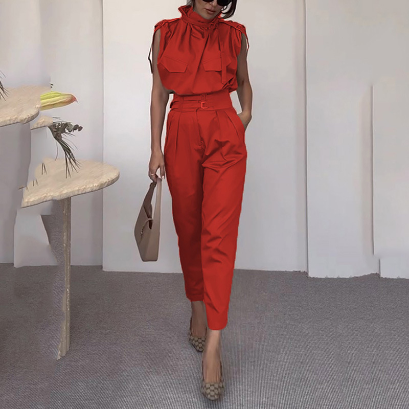 Women’s Belted Jumpsuit - Image 8