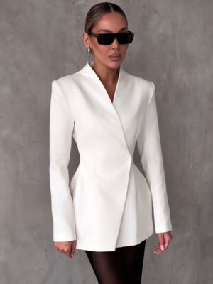 Elegant White Blazer Women’s