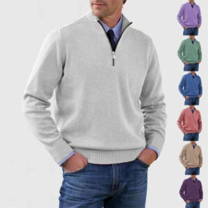 Modern Style Men’s Classic Fit Pullover Sweater Knit in 14 Colors (M–4XL