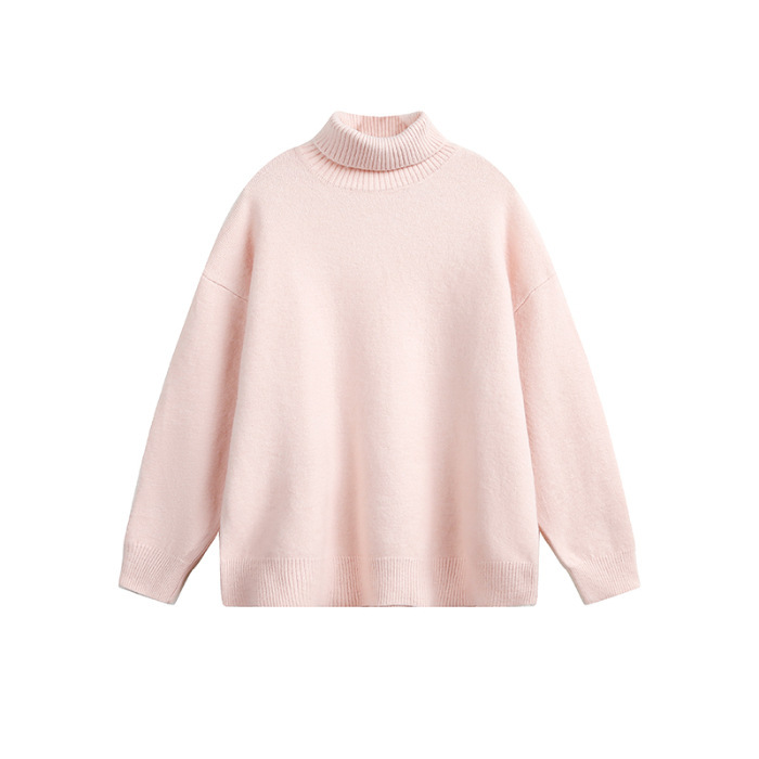 Men's Loose Fit Turtleneck Sweater – Warm Winter Pullover - Image 6