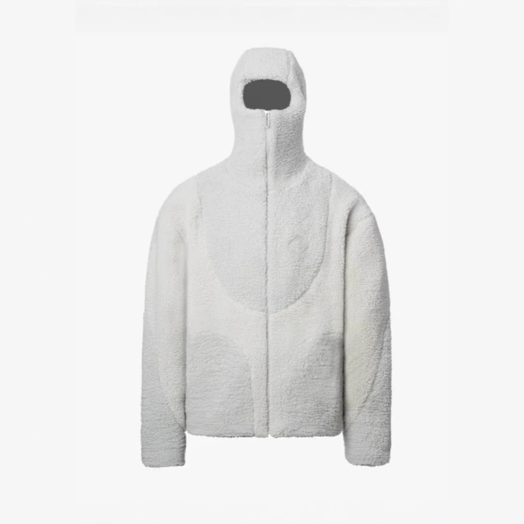 Heavyweight Sherpa Jacket with Integrated Mask Hood - Image 2