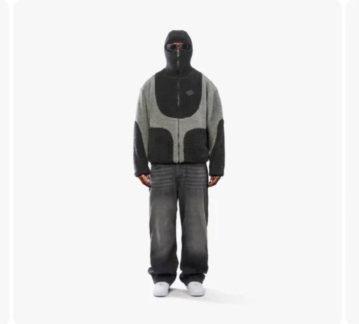 Heavyweight Sherpa Jacket with Integrated Mask Hood - Image 4