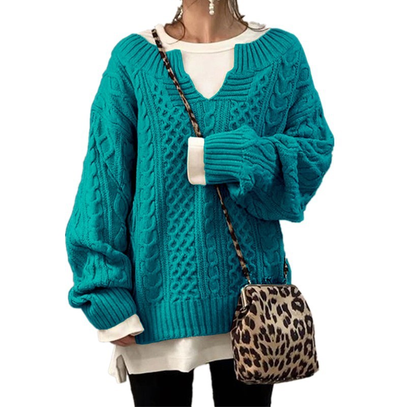 Women's Soft Knit Crewneck Sweater - Image 2