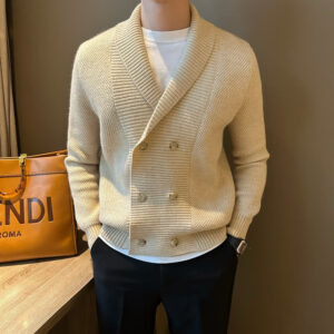 Men's Shawl Neck Cardigan Sweater