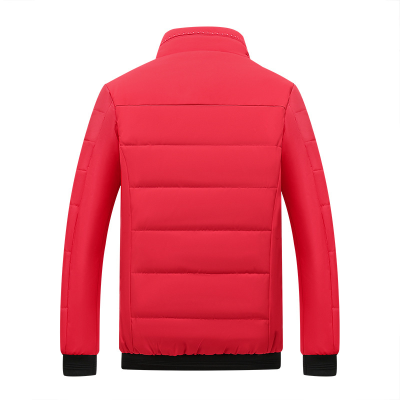Men’s Winter Fleece-Lined Puffer Jacket – Thermal Quilted Coat - Image 6