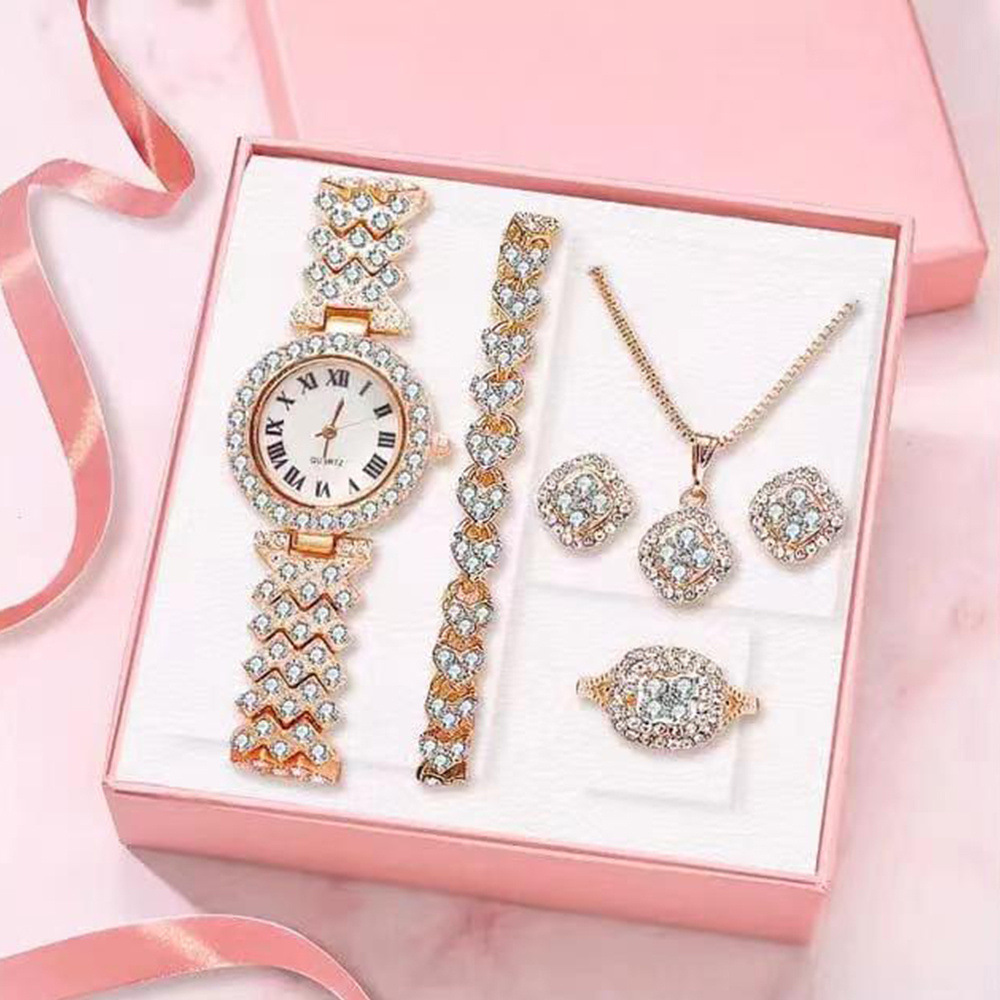 Luxury 6-Piece Women's Quartz Watch & Jewelry Set - Image 7