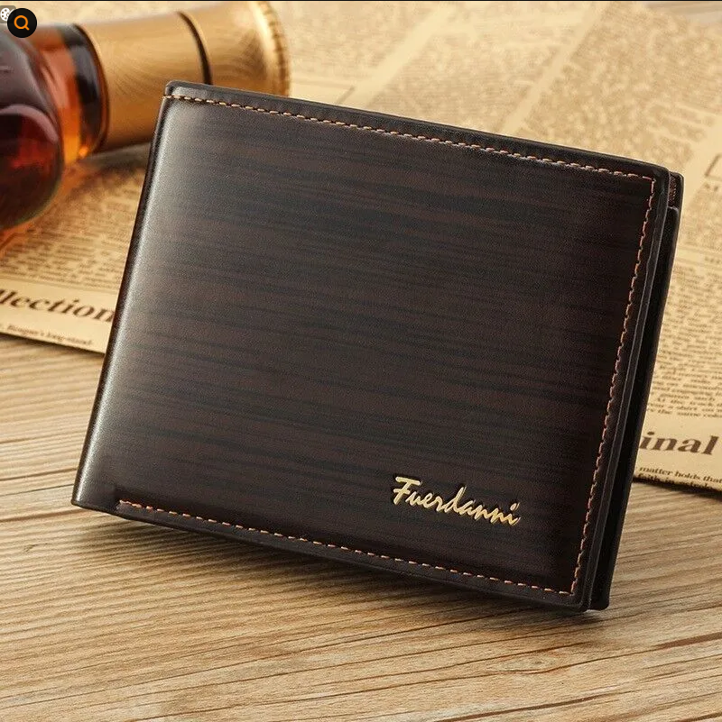 Best Fuerdanni Men's Leather Wallet – 100% Genuine ID Card Organizer
