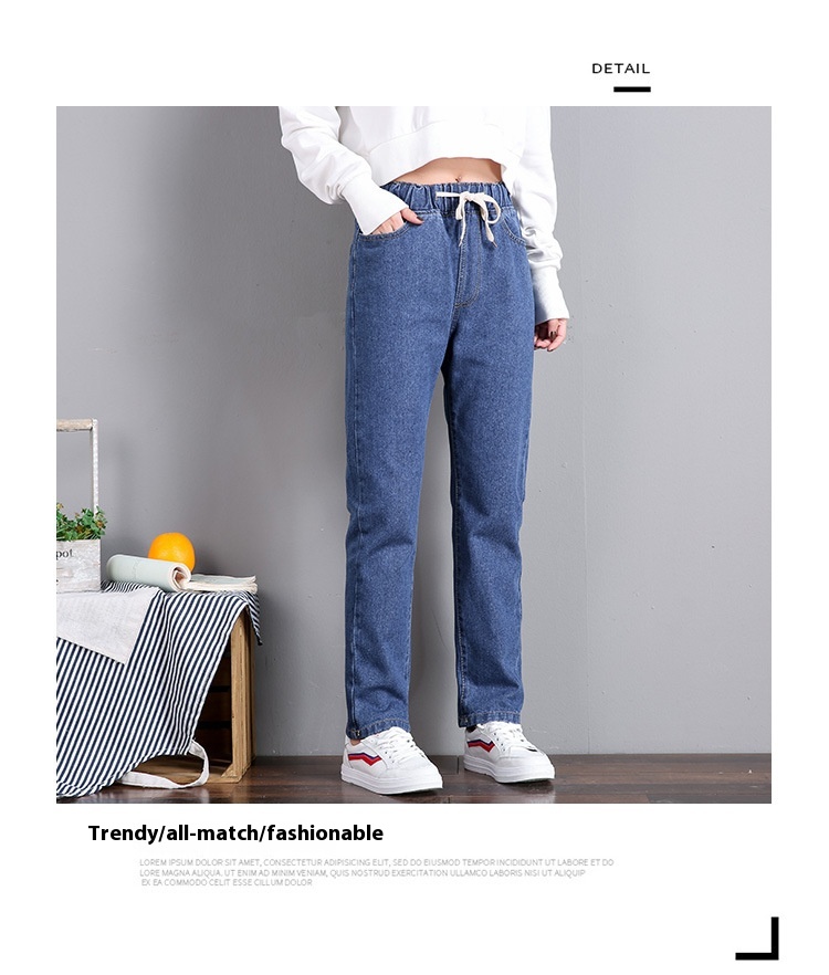 Women's High Waist Drawstring Cropped Jeans | 2 Perfect, Exclusive Washes