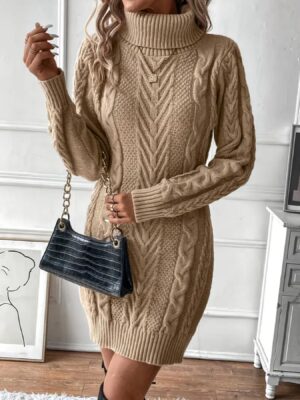 Flawless Khaki Tailored Dress | Elevated Office Silhouette