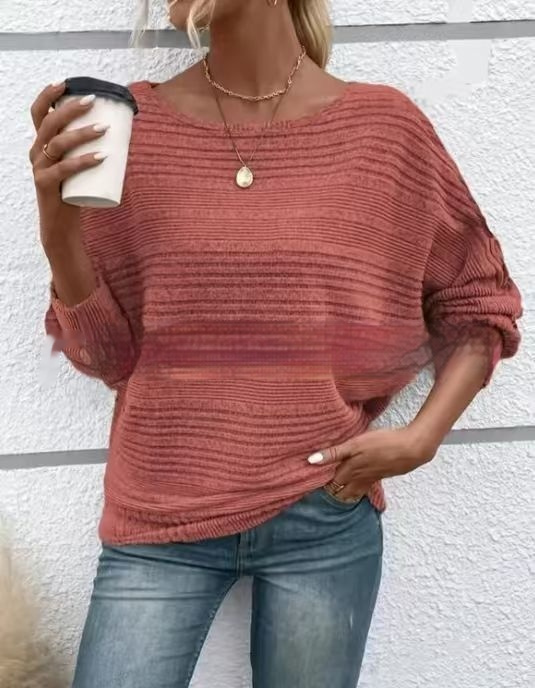 Women's Cozy Oversized Knit Sweater - Image 6