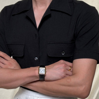 #1 Must-Have Men's Breathable Cotton Blend Shirt – Stylish Slim Fit Textured Resort Shirt with 2 Pockets - Image 6