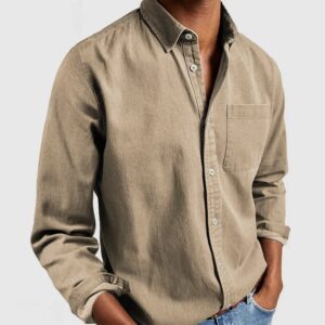 Men's Casual Cotton Button Down Shirts