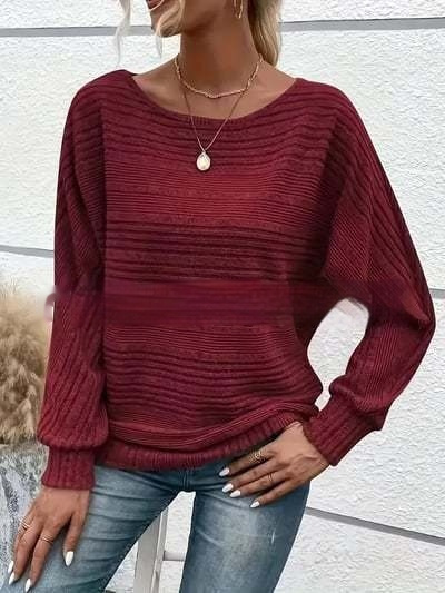 Women's Cozy Oversized Knit Sweater - Image 3