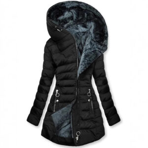 Women’s Fleece-Lined Quilted Winter Parka