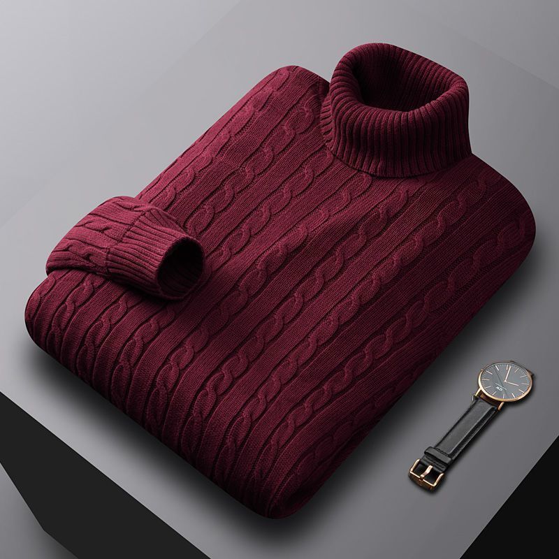 Women’s Elegant Chenille Cable Knit Turtleneck Sweater – Long Princess Sleeve Pullover – Soft Sophisticated Winter Knitwear - Image 9