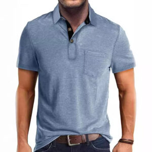 Premium Men’s Short Sleeve Polo Shirt with Pocket