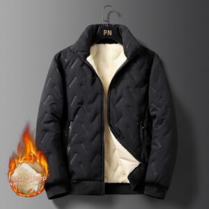 Men's Sherpa Lined Winter Bomber Jacket