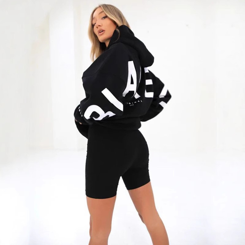 Oversized Streetwear Hoodie for Women - "BLAKE" Graphic Back Print Pullover - Heavyweight Hip-Hop Loose Fit Sweatshirt - Image 5