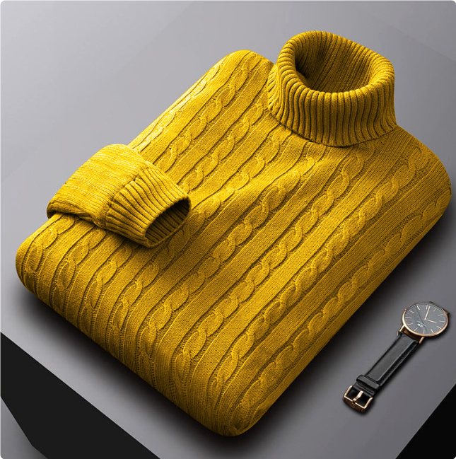Women’s Elegant Chenille Cable Knit Turtleneck Sweater – Long Princess Sleeve Pullover – Soft Sophisticated Winter Knitwear - Image 7