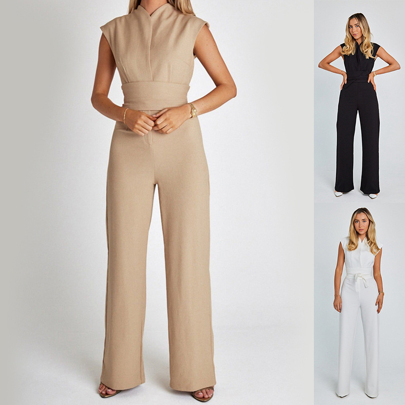 women's sleeveless jumpsuit