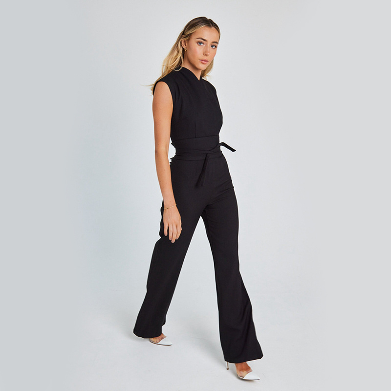 High Waist Jumpsuit: Elegant Flattering 1-Piece - Image 2