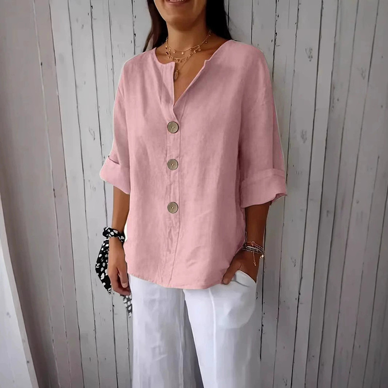 Women’s Linen Shirt – Casual & Breathable Comfort - Image 9