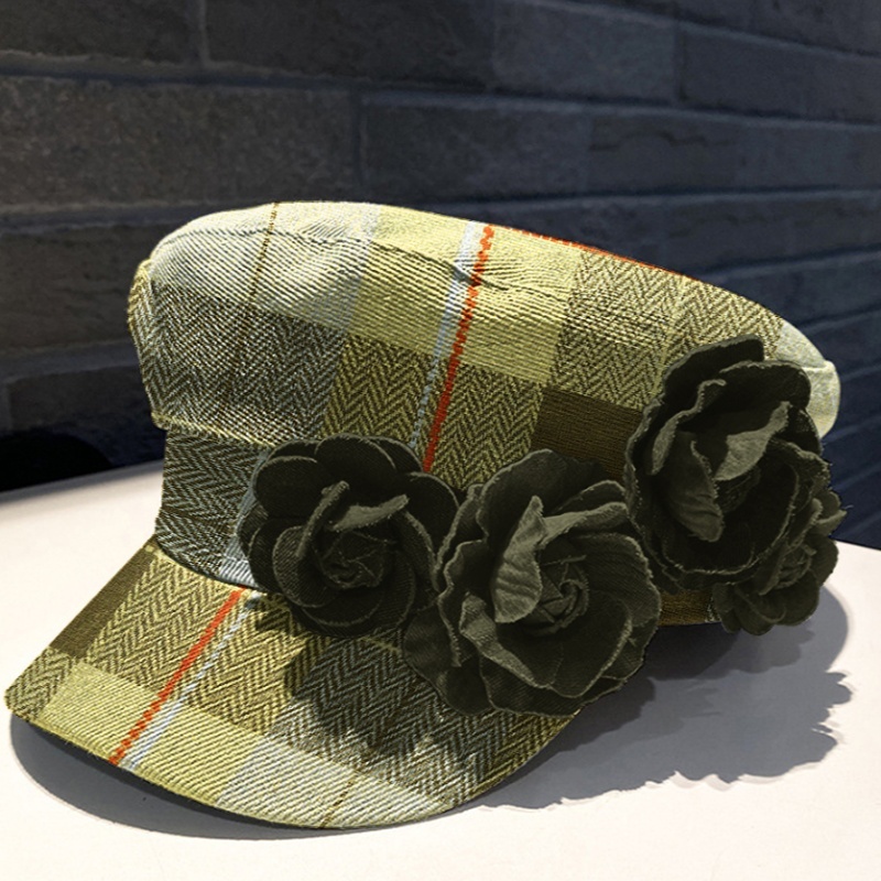 Women’s Plaid Cap – Women’s Fashion Cap For Casual Wear - Image 4