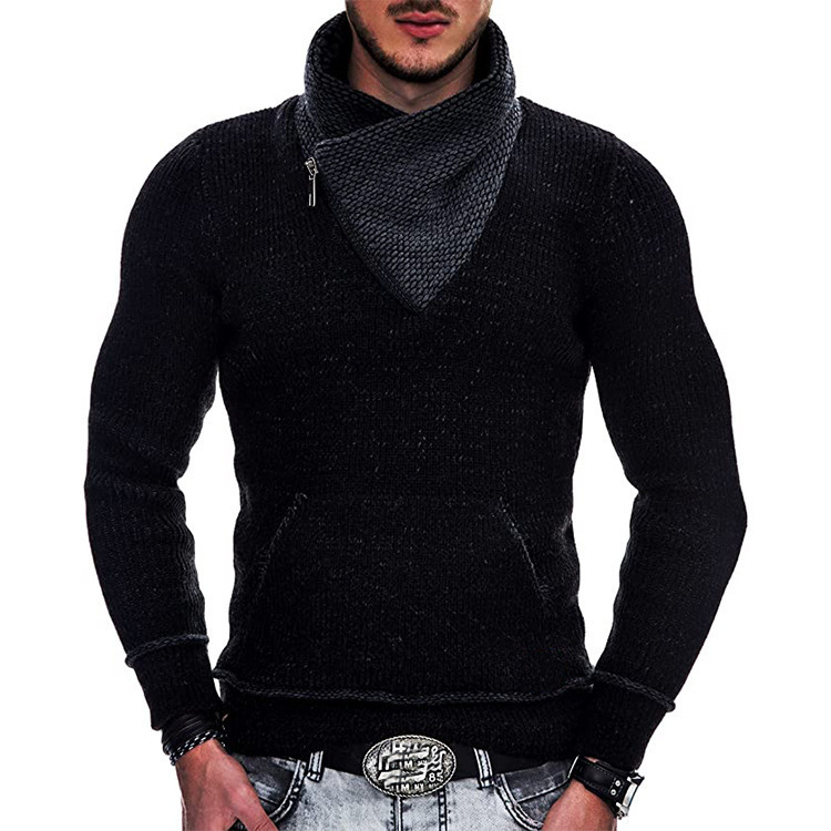 Men's Shawl Collar Sweater - Ultimate 4-Color Warm - Image 6