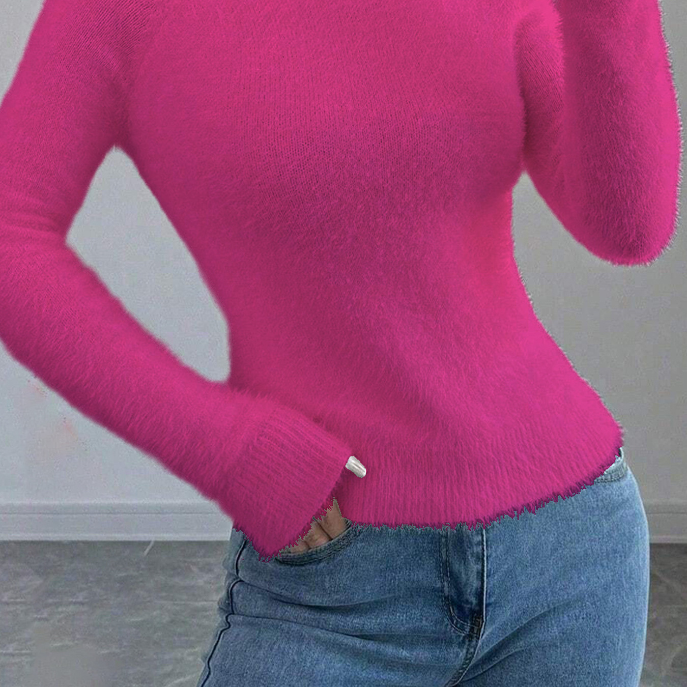 Fuzzy Sweater Women - Luxurious Soft - Image 5