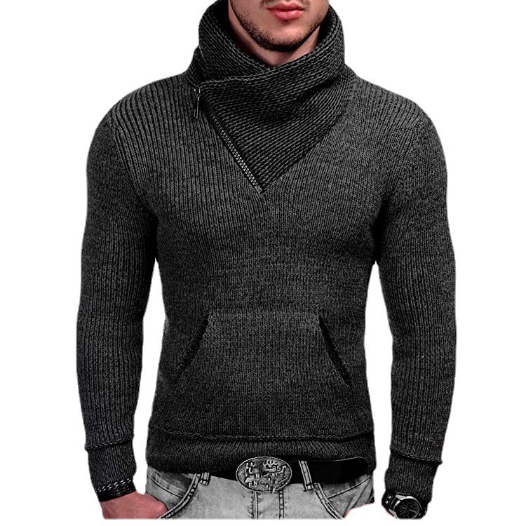 Men's Shawl Collar Sweater - Ultimate 4-Color Warm - Image 3