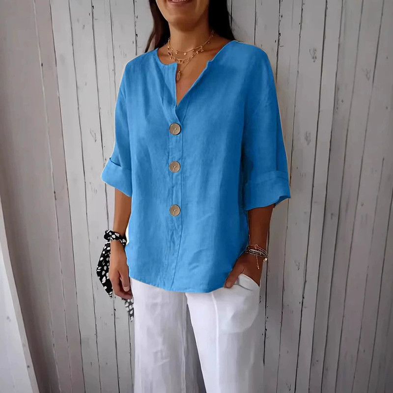 Women’s Linen Shirt – Casual & Breathable Comfort - Image 7