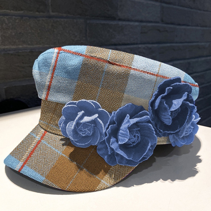 Women’s Plaid Cap – Women’s Fashion Cap For Casual Wear