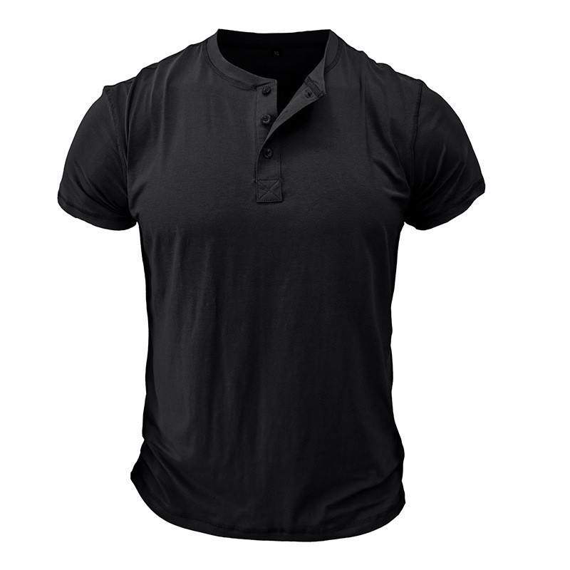 Irresistible Men's Henley Shirt — Slim Fit Everyday Tee, 8 Colors S–3XL - Image 3