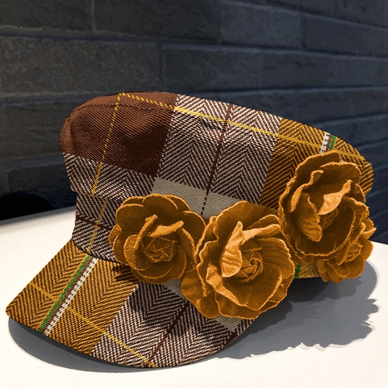 Women’s Plaid Cap – Women’s Fashion Cap For Casual Wear - Image 3