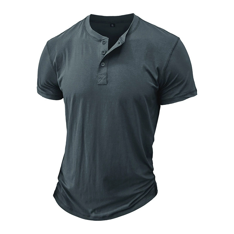 Irresistible Men's Henley Shirt — Slim Fit Everyday Tee, 8 Colors S–3XL - Image 4