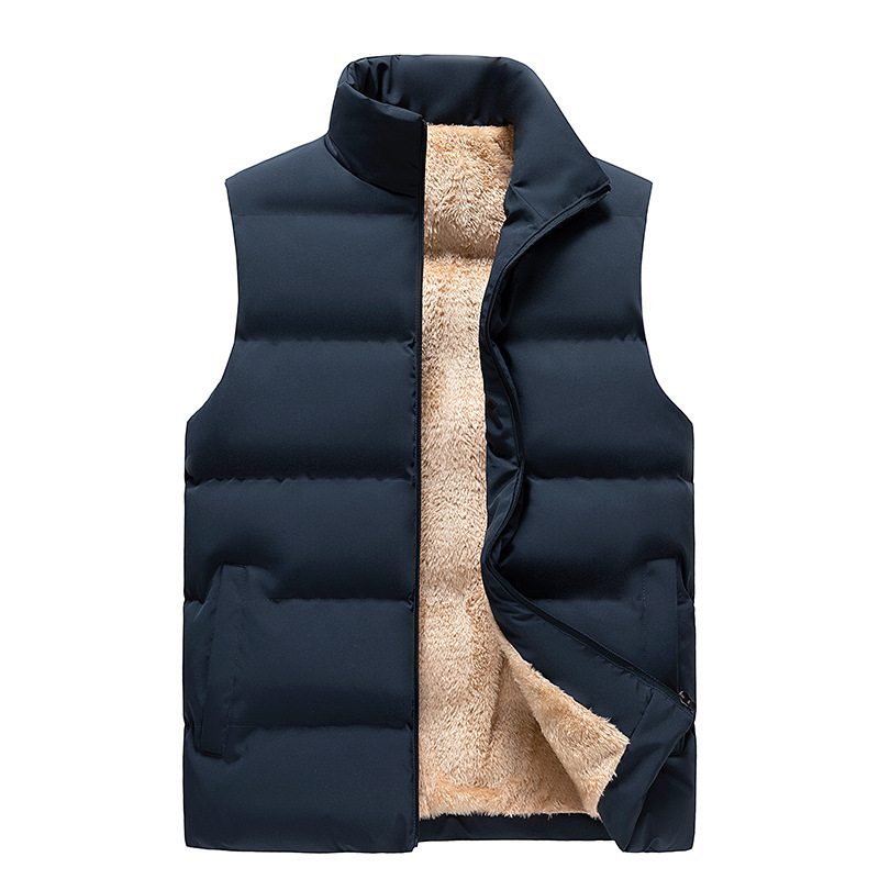 Men's Puffer Vest - 2-Layer Warm Lined - Image 10
